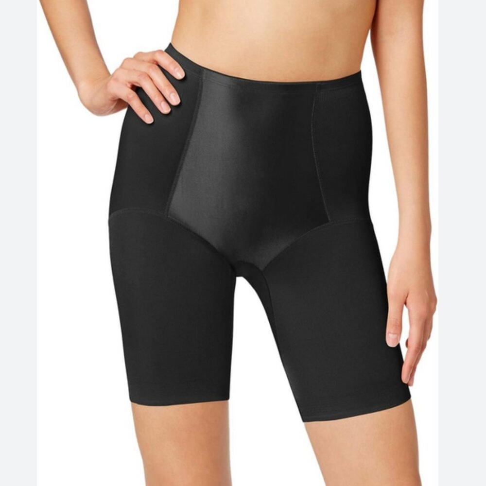 Naomi and Nicole Women's Value Hi Waist Thighslim Black Size Small